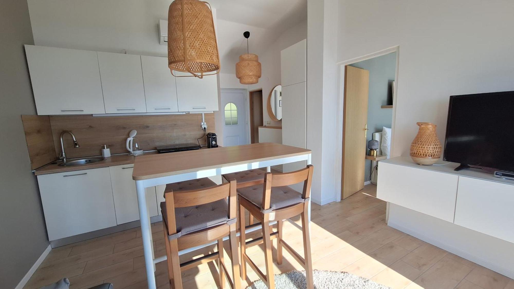Ferienwohnung Mit 180° Meerblick Dobreć Exterior foto