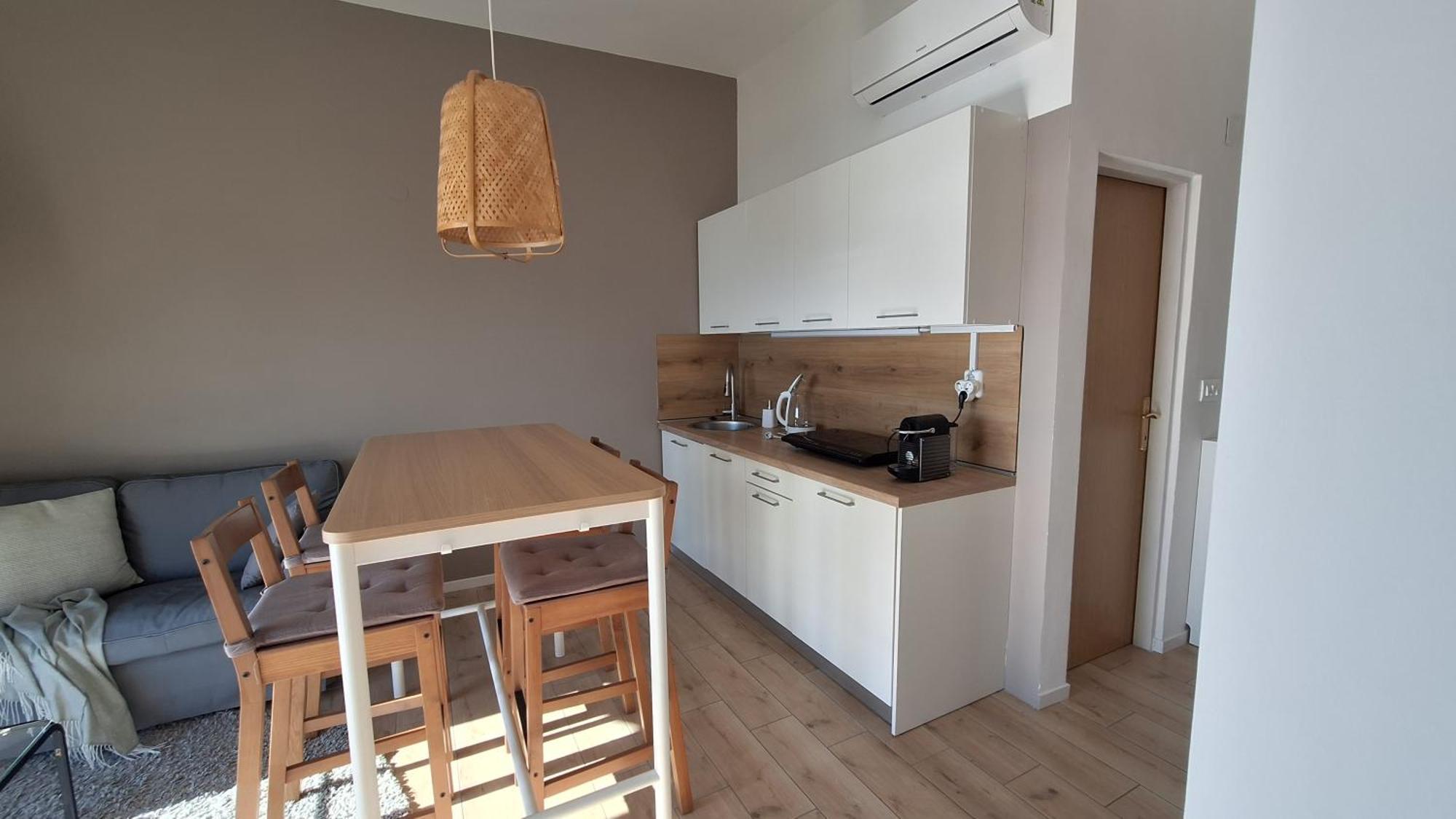 Ferienwohnung Mit 180° Meerblick Dobreć Exterior foto